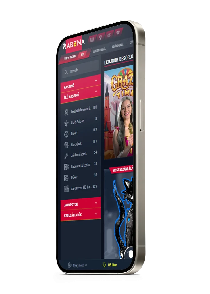 Rabona Casino Download Mobiele App